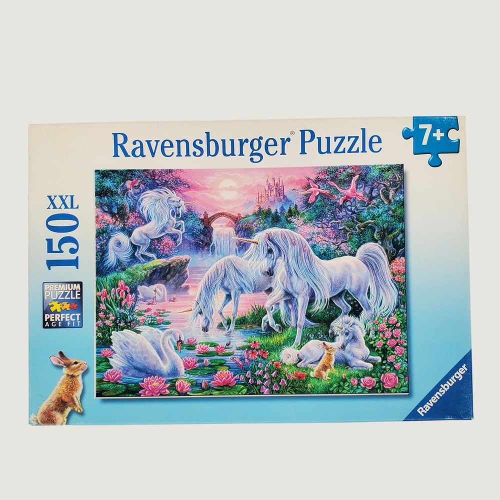 Ravensburger 150 XXL Piece Puzzle Unicorns in the Sunset Glow by Ute Thonissen